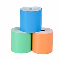 Rouleaux de papier thermique colorés - 522689