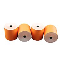 Rollos de papel térmico impreso amarillo de 80 mm x 75 mm al por mayor - T807502