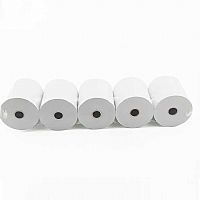 3 1/8" Thermal Paper Rolls with Black Plastic Core - T0008002