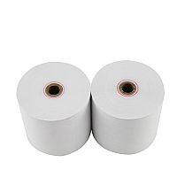 3 1/8" Thermal Paper Rolls with Black Plastic Core - T0008002