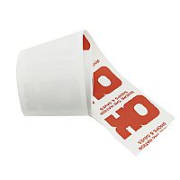 80mm x 75mm pre-printed cash register paper - T807501